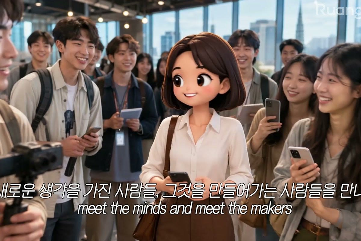 CreateWithUS 브랜드 홍보영상 실제 작업 장면